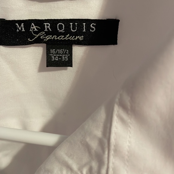 white mens button up! excellent condition ! - Picture 3 of 3